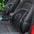Trendmakerz Car Back Support Seat Massager Back Lumbar Support Mesh Ventilate Cushion Pad - Pack of 2