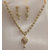 Real CZ Gold Silver Plating Diamond Finish Necklace Imitation Jewellery