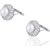 Antiquejewels Silver Plated Women Cubic Zircon and Pearl Stud Earring