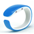 Brandedking colorful Bangle Digital LED watch Blue