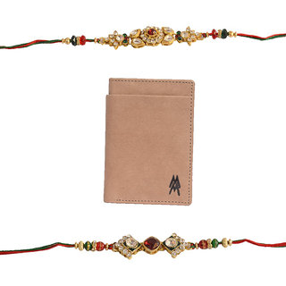 Mohit Fascinating Rakhi Gift Set Combo Of 2 Rakhis An