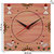 Craftbell New Wood Light Pink Warli Hand Painted Wall Clock-For Home Decor  Gift Item