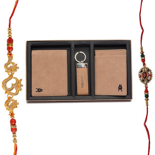 Mohit Special Rakhi Gift Set Combo Of 2 Rakhis And Wa