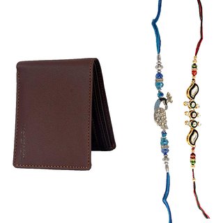 Mohit Special Rakhi Gift Set Combo Of 2 Rakhis And Br - 94081772