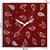 Craftbell Wood Sweet Cherry Colour Hand Painted Wall Clock For Home Decor  Gift