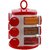 Jony Rotating Black & Red Spice Rack