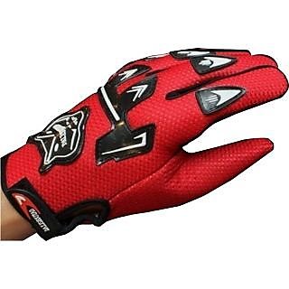 Knighthood Bike Riding Gloves (Red)