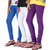 Stylobby Multi color Leggings For Kids-Girls Pack of 3