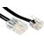 Tech Gear Rj11 Male Plug To 4 Wire Rj45 Male Plug Flat Cable 1.5m