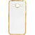MuditMobi Stylish MeePhone Soft Silcon Back Cover For- Asus Zenfone Max ZC550KL- Transparent-Gold
