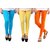Stylobby Multi color Leggings For Kids-Girls Pack of 3