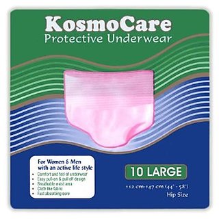 Buy KosmoCare Protective Underwear Style Diapers Large Size (10/Pack)  Online @ ₹650 from ShopClues