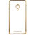 MuditMobi Stylish MeePhone Soft Silcon Back Cover For- Micromax Canvas Spark Q380- Transparent-Gold