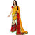 Anjali Exclusive Collection of Red and Yellow Georgette Saree