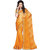 Anjali Exclusive Collection of Yellow Satin Chiffon Saree