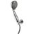 Hindware Showers F160047Cp 5-Flow Hand Shower With 1.5M Cp Flexible Stainless Steel Tube With Hook (Chrome)