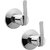 Hindware F180005Cp Plazza Metal Concealed Stop Cock 20Mm With Wall Flange - Chrome