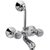 Hindware F290018Cp Crystal Metal Wall Mixer Provision For Over Head Shower - Chrome