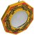 Bagua Mirror (WOODEN ) ( 5X5 INCHES ) FOR GOOD FORTUNE Pakua Mirror Fengshui Ba gua Mirror Pa kua Mirror  NEGATIVITY REPPELENT