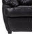 Rosabelle Comfy One Seater Sofa In Black Colour By Fabhomedecor(FHD200)