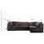 Alia Deep Comfortable Modular Leatherette Sofa In Brown Colour By Fabhomedecor(FHD236)