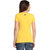 Wolfpack Yellow Cotton Round Neck Half Sleeve Printed T-Shirt