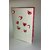 heart shape 3D red pink white craft art