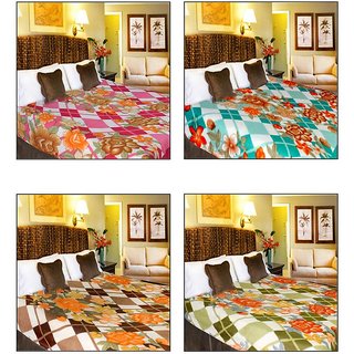 HDECORE Single Bed Blanket Set Of 4 pcs