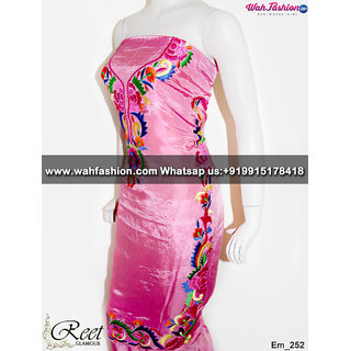 Buy Stunning Hot Pink Embroidered Punjabi Suit Online 4499