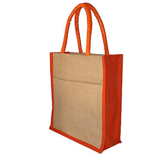 Buy Trendy JUTE BAGS / GIFT / SHOPPING / LUNCH BAGS (SET OF 5, 10x12 inch) Online @ ₹500 from ...