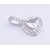Arihant Gems Silver Pendant With White topaz Stone