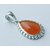 Arihant Gems Silver Pendant With cornellion Stone