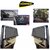 HOMMER UV Magnetic Sunshade Car Curtain with Zipper for Mahindra Tuv300