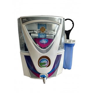 AquaUltra A1012 Candy 14Stage 17L Storage Ro+Uv+Uf+Mineral+Tds Controller Water Purifier