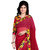 Karishma Maroon & Pink Georgette Dotted Saree With Blouse