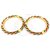 Velamart Fashion Gold Plated Bangle Bracelet Jewelry - LB-307