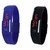 Ture choice Oura Blue Black Digital 2pc Set Combo Watch For unisex
