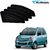 SkyWheels UV Car Sun Shades for Maruti Suzuki WagonR 2006-2012