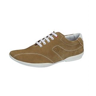 Loochi Men's Beige Casual Shoes