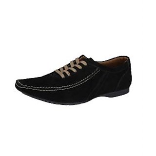 Lues Alberto Men's Black Casual Shoes