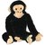 Animal Planet Plush With Sound Chimpanzee - 10 Inch (Black, Beige)