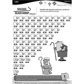 BrainX_LKG_Mini--Math Worksheets for LKG