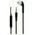 3.5mm Jack High Quality Stereo With Mic And Volume Control Button Headphone Black For Acer Liquid Zest