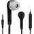 3.5mm Jack High Quality Stereo With Mic And Volume Control Button Headphone Black For Acer Liquid Zest