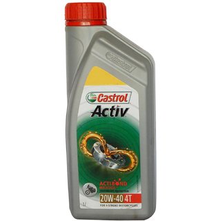 Buy Castrol Activ 20W-40 Petrol Engine Oil for Two ...