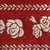 Lushomes Cotton Red Hand Towel with Jacquard Border (Pack of 2 pcs)