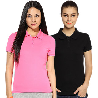 polo neck t shirts for womens