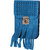 Ratash Cut Work With Stripe Cut Sling Bag Turquoise (Hbd31323313)
