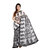 Parchayee Black Cotton Printed Saree Without Blouse