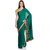 Parchayee Green Georgette Embroidered Saree Without Blouse